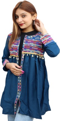 TAVAN 3/4th Sleeve Embroidered Women Jacket