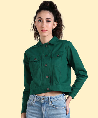 MONTREZ 3/4th Sleeve Solid Women Jacket