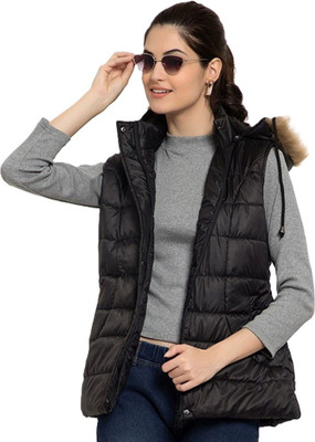 ARDLOR Sleeveless Solid Women Jacket