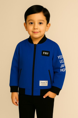 Intacox Full Sleeve Solid, Printed Boys Jacket