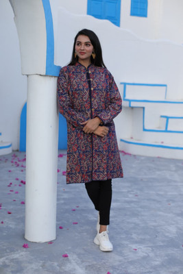 Craftwellstudio Full Sleeve Self Design Women Jacket