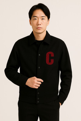 Damler Full Sleeve Solid, Embroidered Men Jacket