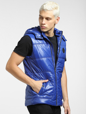 JACK & JONES Sleeveless Solid Men Jacket