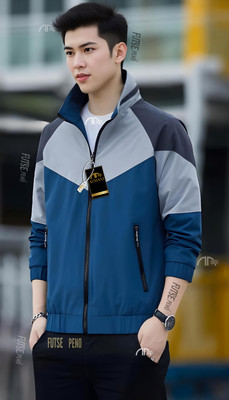 Azmani Full Sleeve Colorblock Men Jacket