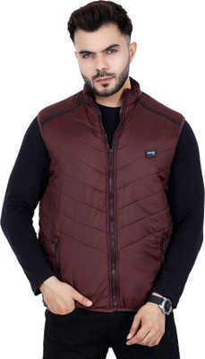 Dollar Sleeveless Solid Men Jacket