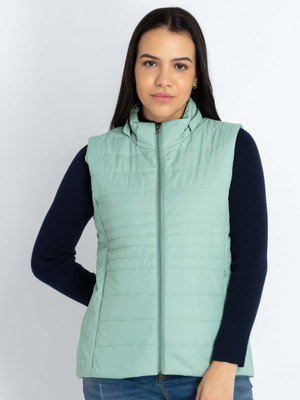 Status Quo Sleeveless Solid Women Jacket