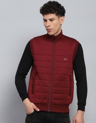 MONTE CARLO Sleeveless Solid Men Jacket