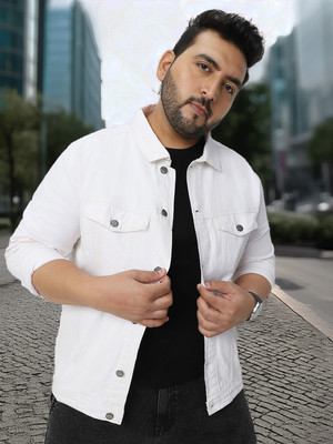 Urbano Plus Full Sleeve Solid Men Denim Jacket