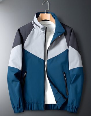JAMMYandKAMMO Full Sleeve Colorblock Men Jacket