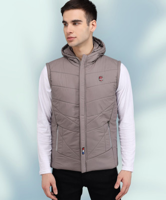 ZEPPI Sleeveless Self Design Men Jacket