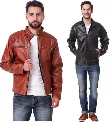 Tritika Full Sleeve Solid Men Jacket