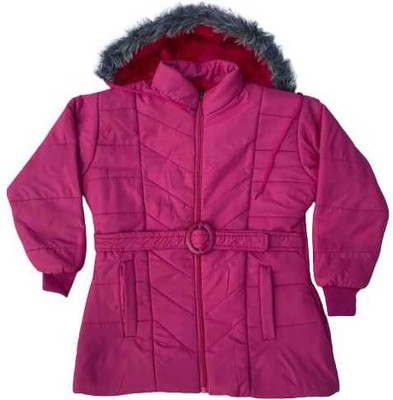 TBMANIA Full Sleeve Self Design Girls Jacket