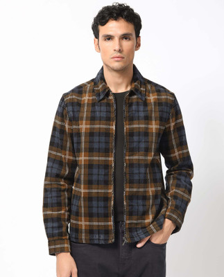 RARE RABBIT Full Sleeve Checkered Men Jacket
