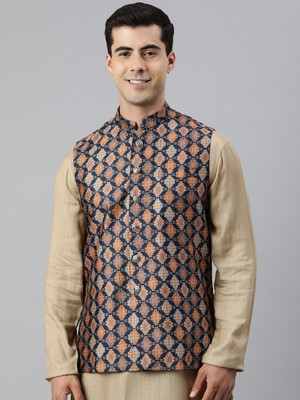 Manthan Sleeveless Printed Men Jacket