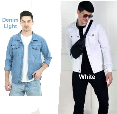 AD Fashion Store Full Sleeve Solid Men Denim Jacket