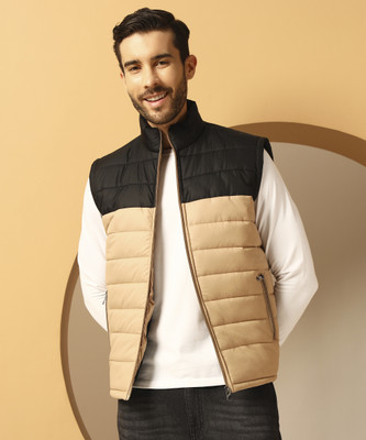 SYDNEY HILLS Sleeveless Colorblock Men Jacket