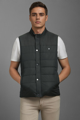 LOUIS PHILIPPE Sleeveless Solid Men Jacket