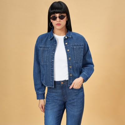 SF Jeans by Pantaloons Full Sleeve Solid Women Jacket