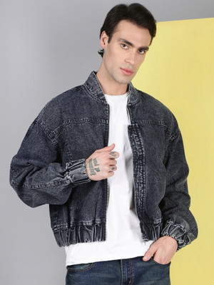 VOXATI Full Sleeve Solid Men Denim Jacket