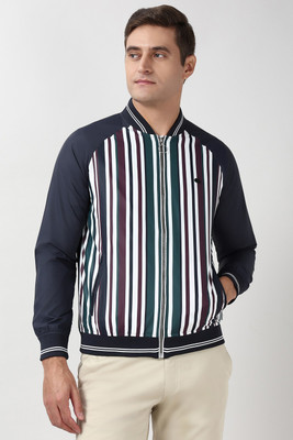 PETER ENGLAND Full Sleeve Striped Men Jacket