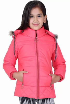 PLATINUMCARTZ Full Sleeve Striped Girls Jacket