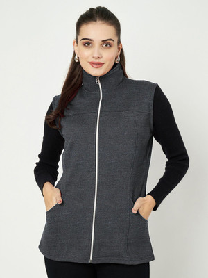 BRINNS Sleeveless Solid Women Jacket