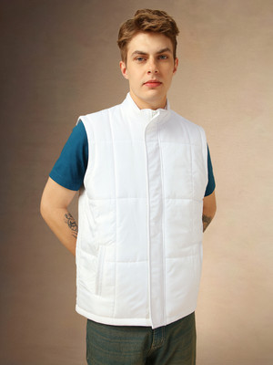 Dennis Lingo Sleeveless Solid Men Jacket