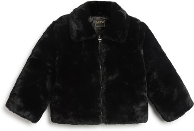 GUESS Full Sleeve Self Design Girls Jacket