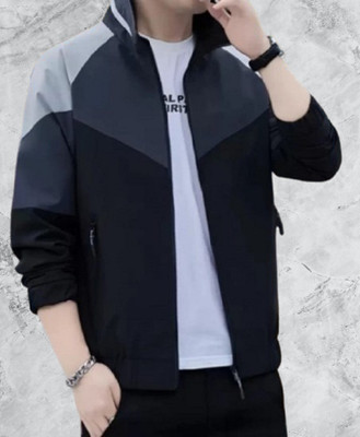 JNH Fashion Full Sleeve Colorblock Men Jacket
