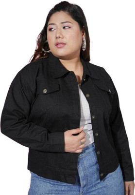 Achyutaya Fashion Full Sleeve Solid Women Denim Jacket