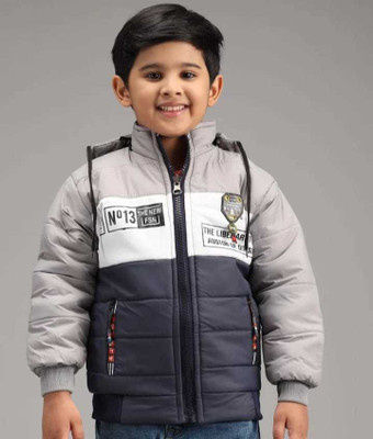 Guruji plus Full Sleeve Colorblock Boys Jacket