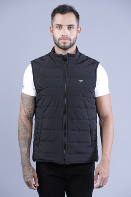 t-base Sleeveless Solid Men Jacket