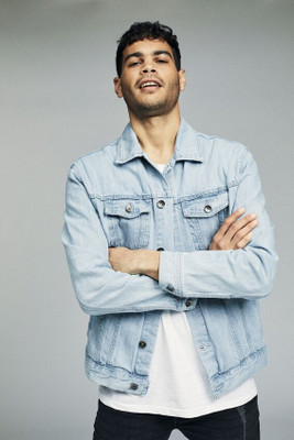 KOTTY Full Sleeve Printed Men Denim Jacket