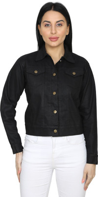 DUCLOTHES FIT Full Sleeve Washed Women Denim Jacket