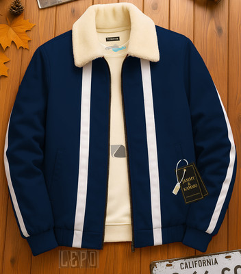 Jammy & Kammo Full Sleeve Striped Men Jacket