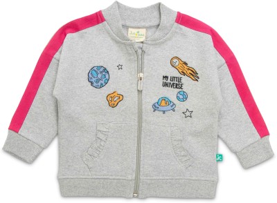 JusCubs Full Sleeve Applique Baby Girls Jacket