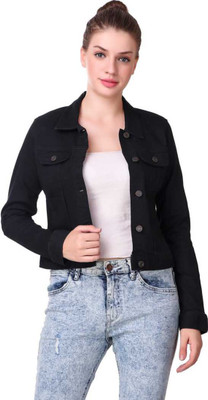 SNT TRENDY CLUB Full Sleeve Solid Women Denim Jacket