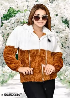 USA Fantasy Full Sleeve Colorblock Women Jacket