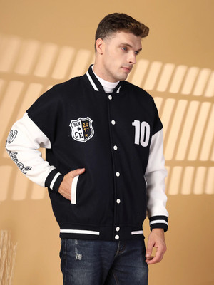 CHKOKKO Full Sleeve Colorblock Men Jacket