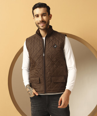 Christy World Sleeveless Solid Men Jacket