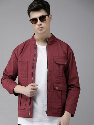 ANISHANFASHIONS Full Sleeve Solid Men Jacket