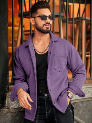 MANIAC Full Sleeve Solid Men Jacket