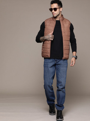 Roadster Sleeveless Solid Men Jacket