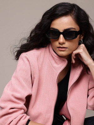 Roadster Full Sleeve Self Design Women Jacket