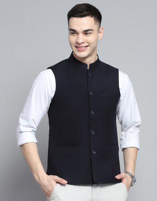 MONTE CARLO Sleeveless Solid Men Jacket