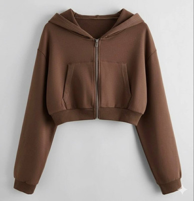 QeonCloset Full Sleeve Solid Women Sweatshirt