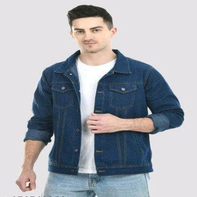 Zooni Collection Full Sleeve Solid Men Denim Jacket