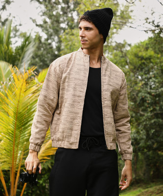 CAMPUS SUTRA Full Sleeve Geometric Print Men Jacket