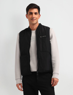 U.S. POLO ASSN. Sleeveless Solid Men Jacket