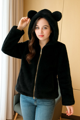 OMI Full Sleeve Self Design Girls Jacket